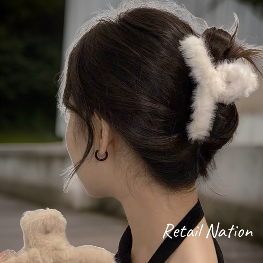 Furry Hair Clip